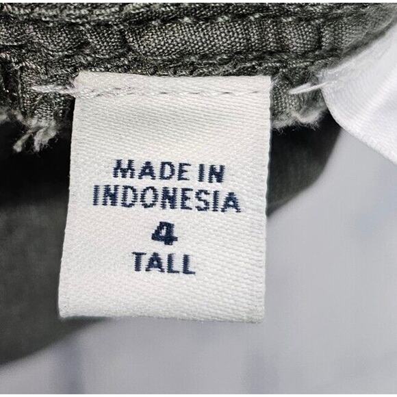 J. Jill Authentic Fit Cropped Jeans Gray Straight Leg Raw Hem WOMENS 4T - Picture 12 of 12